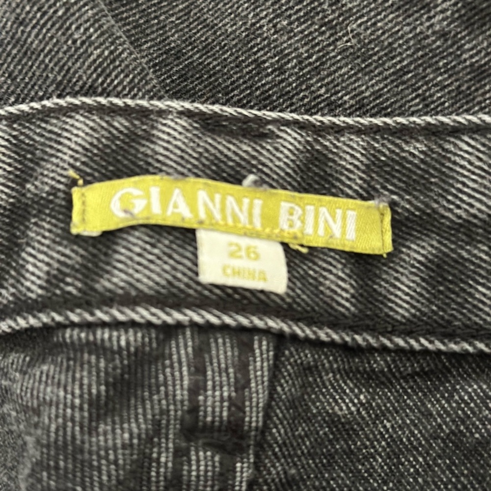 Gianni Bini Charcoal Ankle Jeans - Picture 5 of 5